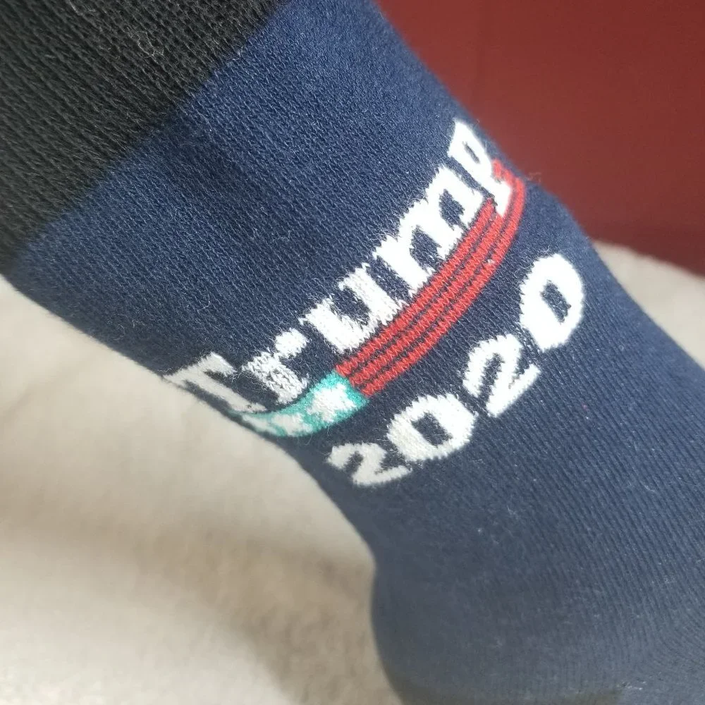 Trump 2020 Socks - Black Cuff and Toe